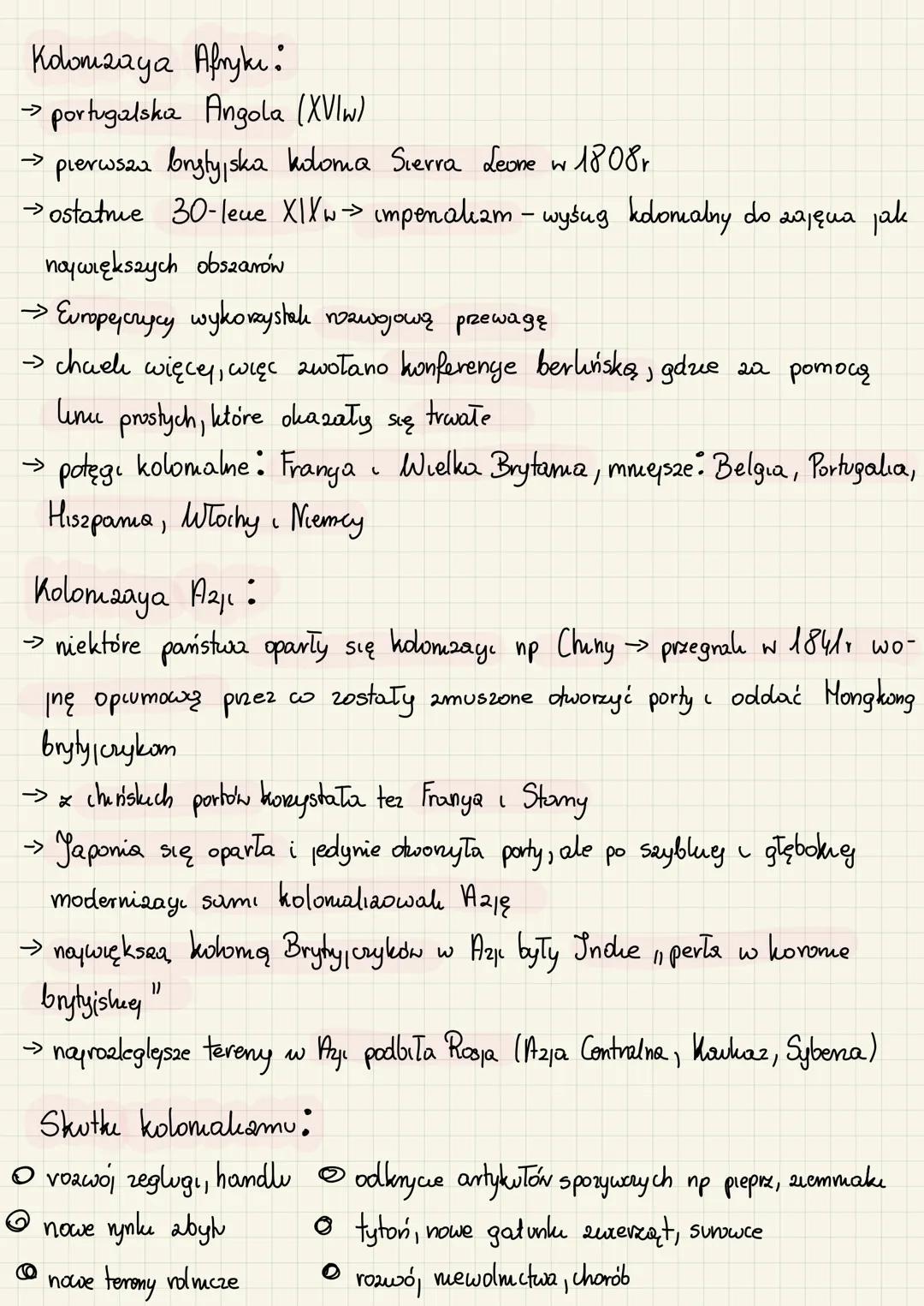 KOLONIALIZM W XIX W.
kolomaliam - polityka paristu polegająca na opanowaniu i utrzymaniu
zaleznośc poktyany gospodarczej słabo rozwinętych k