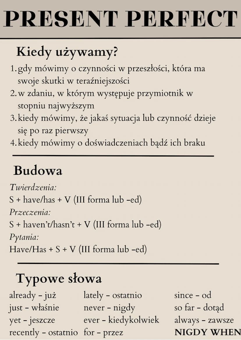 PAST SIMPLE
Kiedy używamy?
1.gdy mówimy o czynności, która rozpoczęła się i
zakończyła w przeszłości, trwała przez dany okres
2.gdy mówimy o