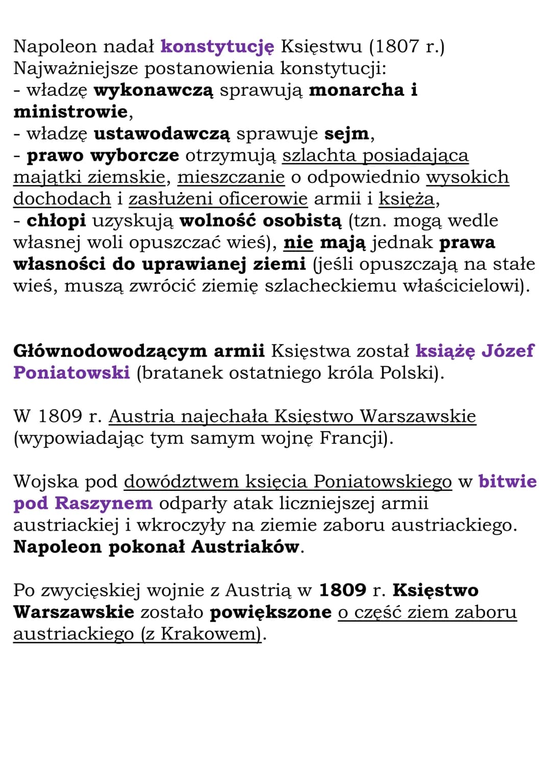 Epoka napoleońska
Cały dział. Dział VI,
kl. 6, WSiP
1797 - utworzenie Legionów Polskich we Włoszech
1799 - Napoleon pierwszym konsulem Franc