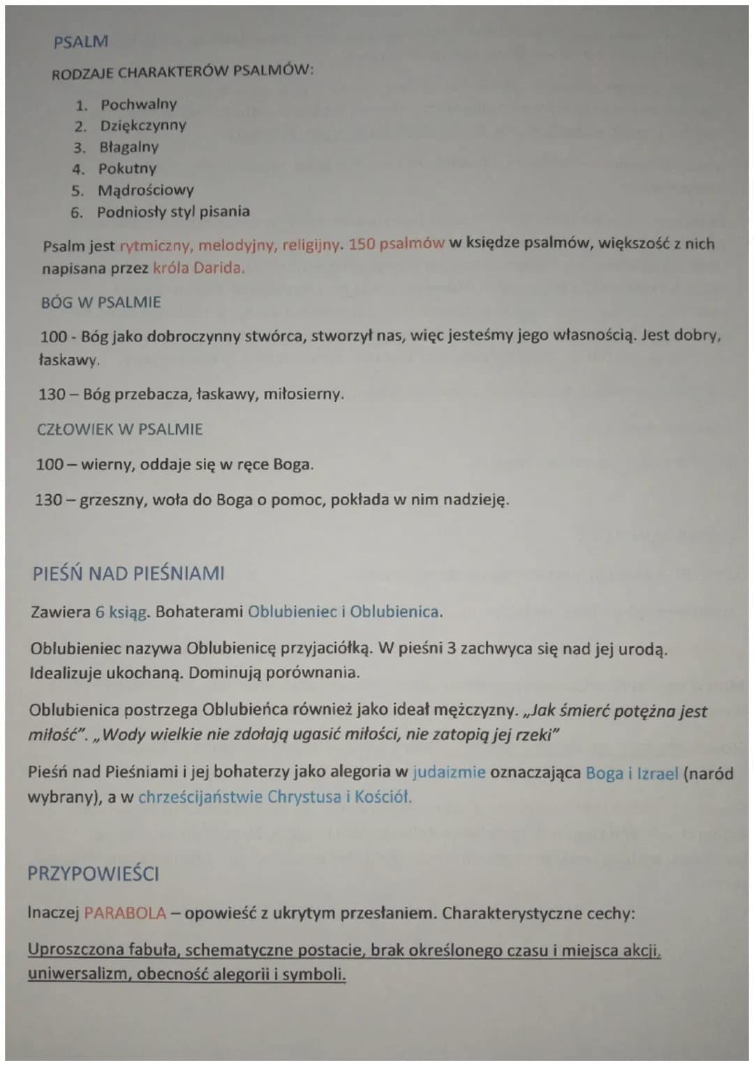 NAZWA I CZAS POWSTANIA
Nazwa pochodzi od greckiego wyrazu Biblia - księgi. Teksty wywodzą się z opowieści
przekazywanych ustnie. Ostateczna 