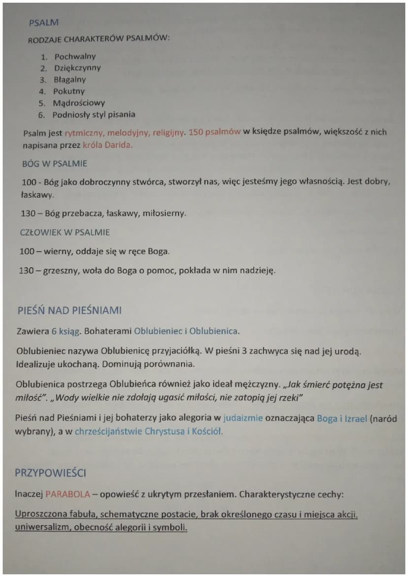 NAZWA I CZAS POWSTANIA
Nazwa pochodzi od greckiego wyrazu Biblia - księgi. Teksty wywodzą się z opowieści
przekazywanych ustnie. Ostateczna 