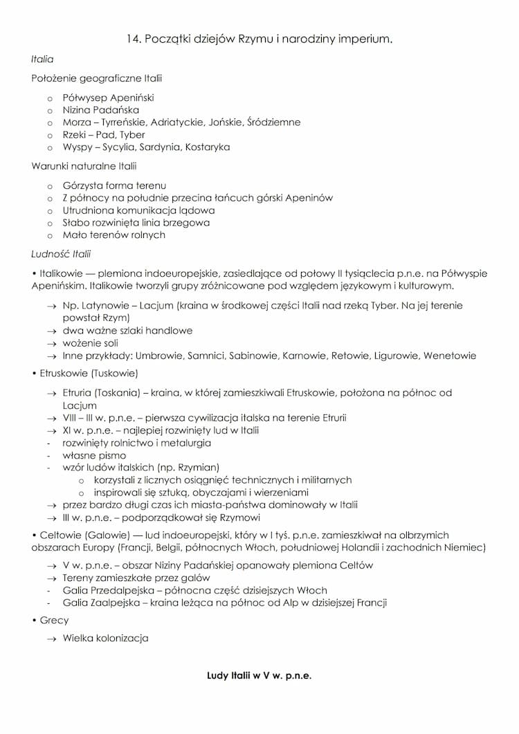Know Początki dziejów Rzymu i narodziny imperium  thumbnail