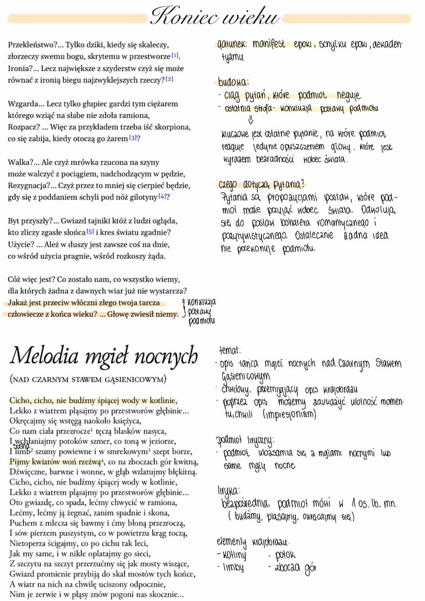 Nie wierzę w nic
Kazimierz Prerna- Tetmajer (1865-1940)
-poeta dekadent
·dramaty Zawisza Czarny". Judasz"
"
cykle proaatorskie: Na skalnym p