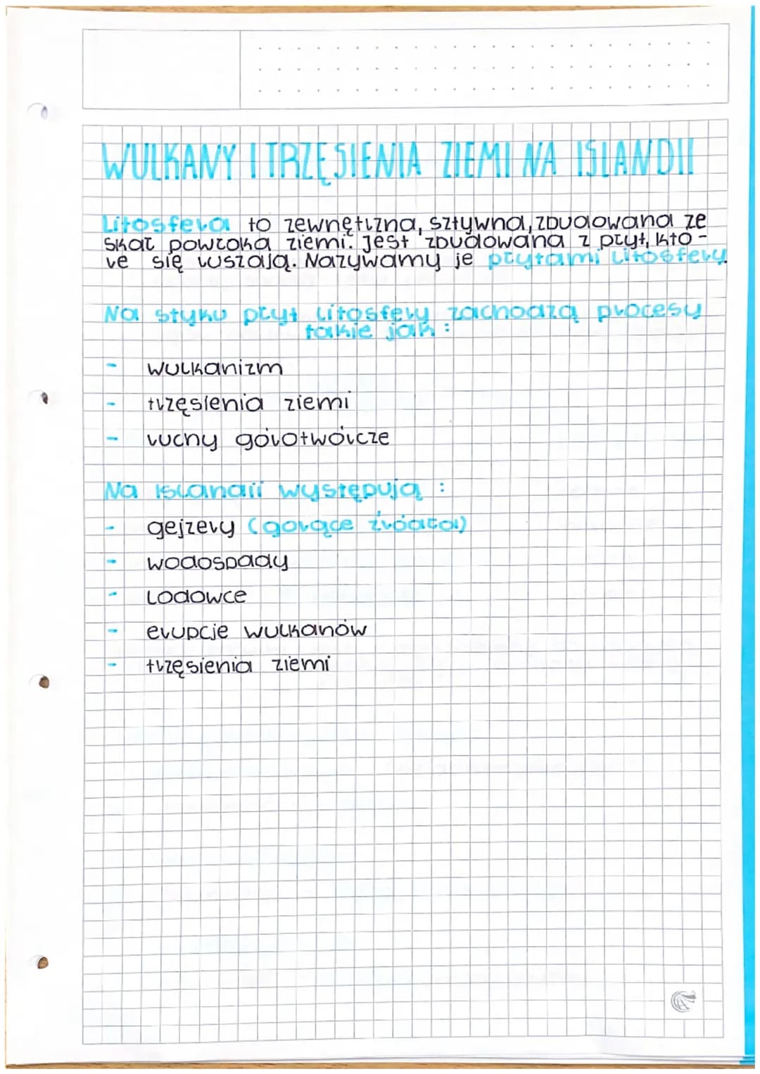 WULKANY I TRZE SIENIA ZIEMI NA ISLANDII
Litosfera to zewnętrzna, szływna, zbudowana ze
Skat powłoka ziemi. Jest zbudowana z plyt, kto-
się u