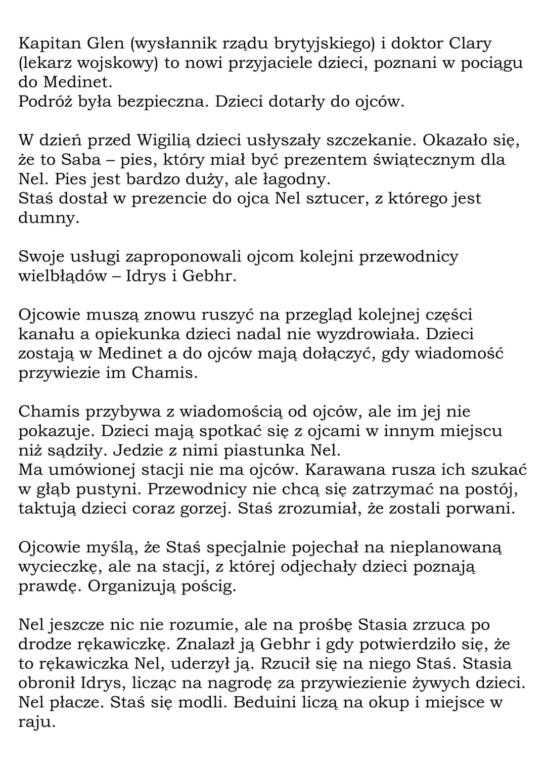 
<p>Henryk Sienkiewicz napisał powieść pt. „W pustyni i w puszczy". Akcja książki odbywa się w latach 1884-1885 w Afryce Północno-Wschodniej