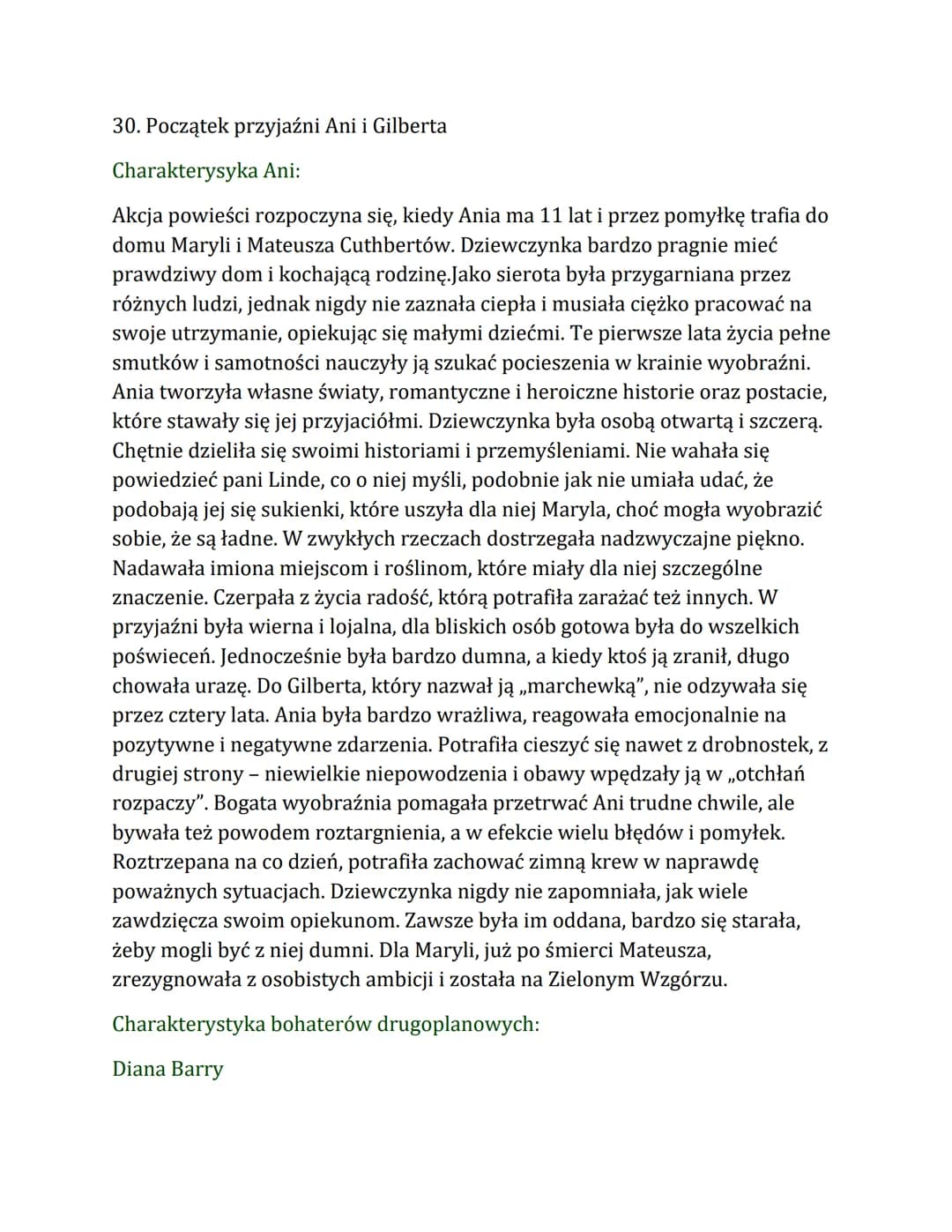 Geneza powieści:
Inspiracją do napisania książki stała się zorganizowana w Kanadzie w 1892
roku akcja poszukiwania rodzin zastępczych dla os