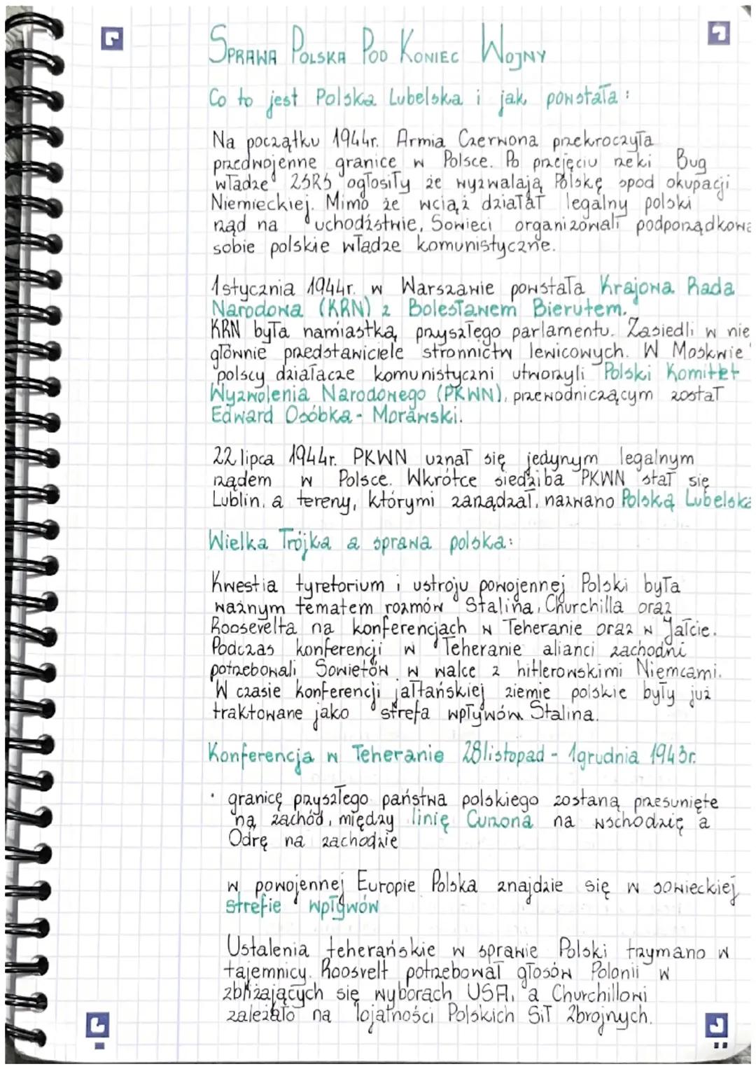 Sprawa Polski pod koniec wojny 