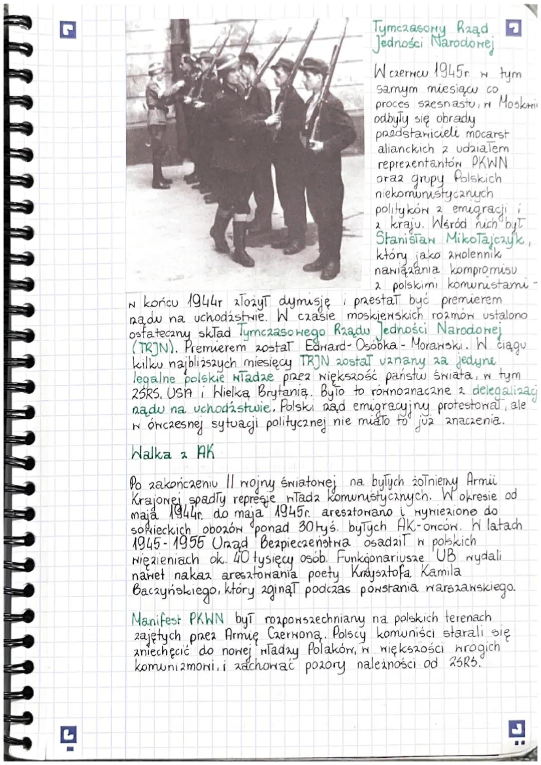 L
SPRANA POLSKA POD KONIEC WOJNY
Co to jest Polska Lubelska i jak powstała
Bug
Na początku 1944r. Armia Czerwona przekroczyła
przedwojenne g