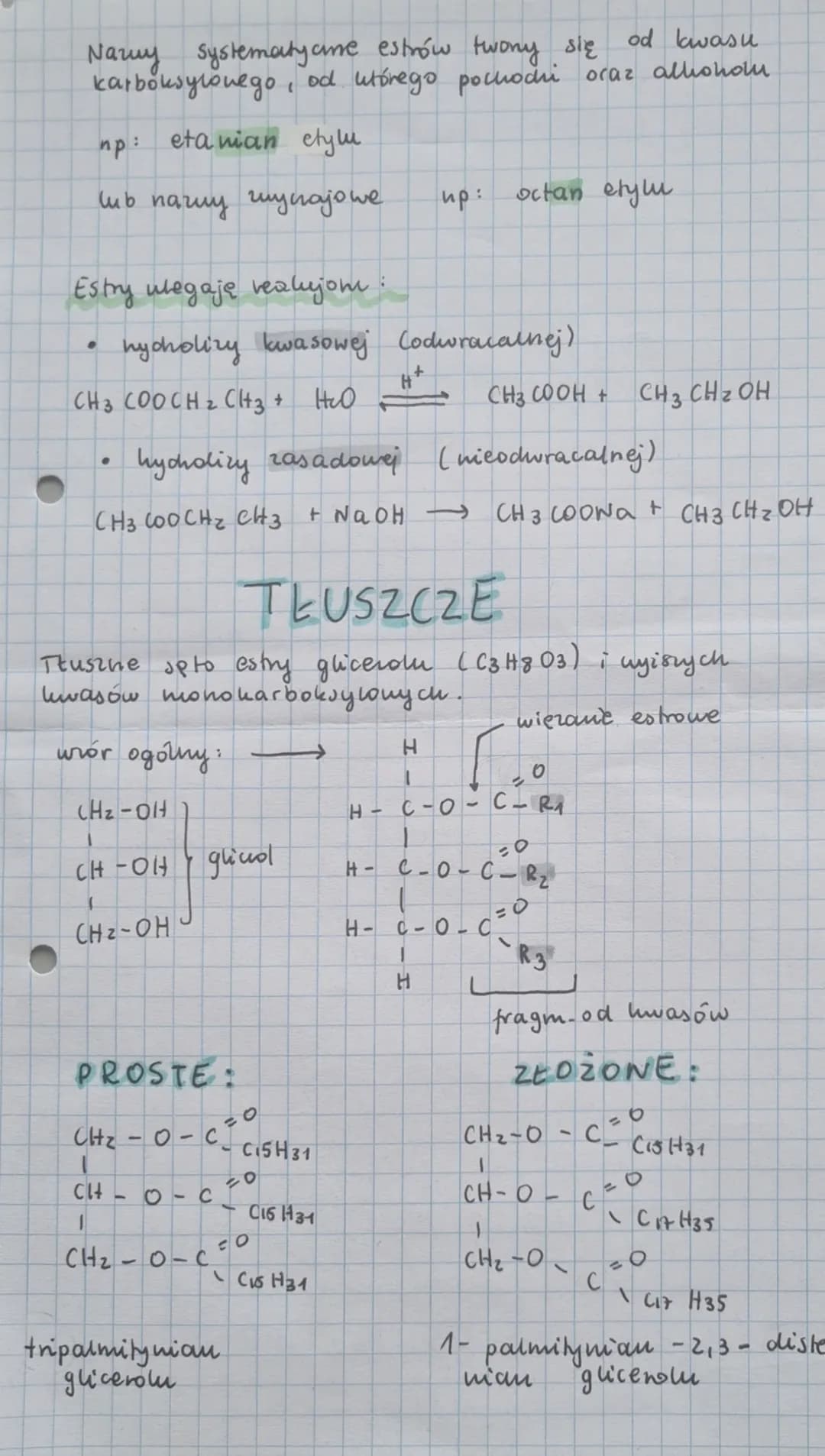 POWTÓRZENIE
kwasy karboksylowe: (harry my cajowe)
• metanouy (mrówhony).
etanowy (octony).
.
•
●
●
●
●
●
0
●
.
●
heusanony с картопону) С6 Н