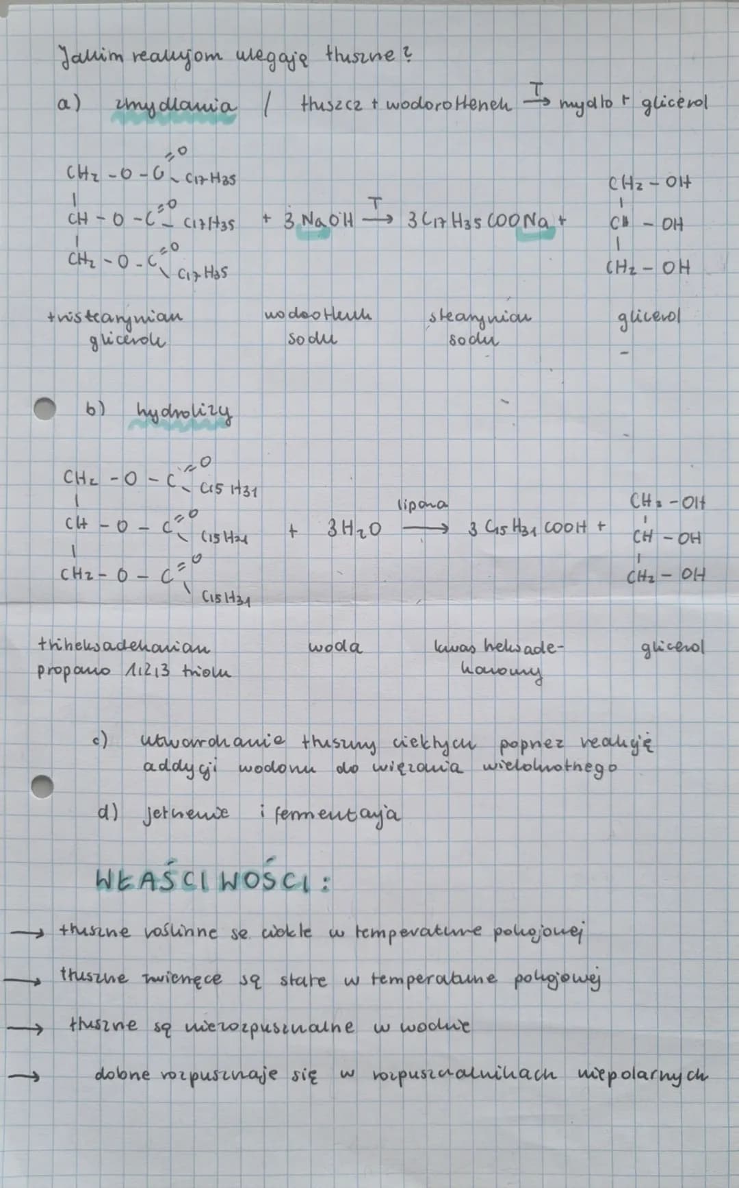 POWTÓRZENIE
kwasy karboksylowe: (harry my cajowe)
• metanouy (mrówhony).
etanowy (octony).
.
•
●
●
●
●
●
0
●
.
●
heusanony с картопону) С6 Н