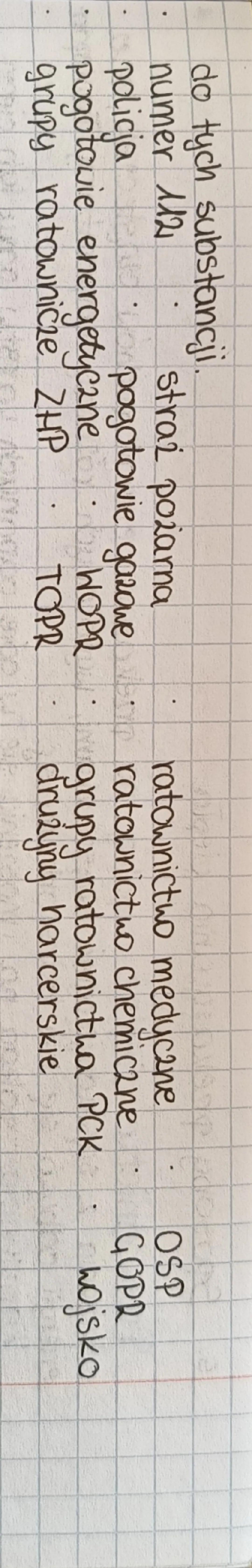 Postępowanie w sytuacji
zagrożen
A.
Ostrzeganie
zagrożeniach i alarmowanie
a) Co to jest krajowy System Wykrywania Skażeń i Alarmowania (KSW