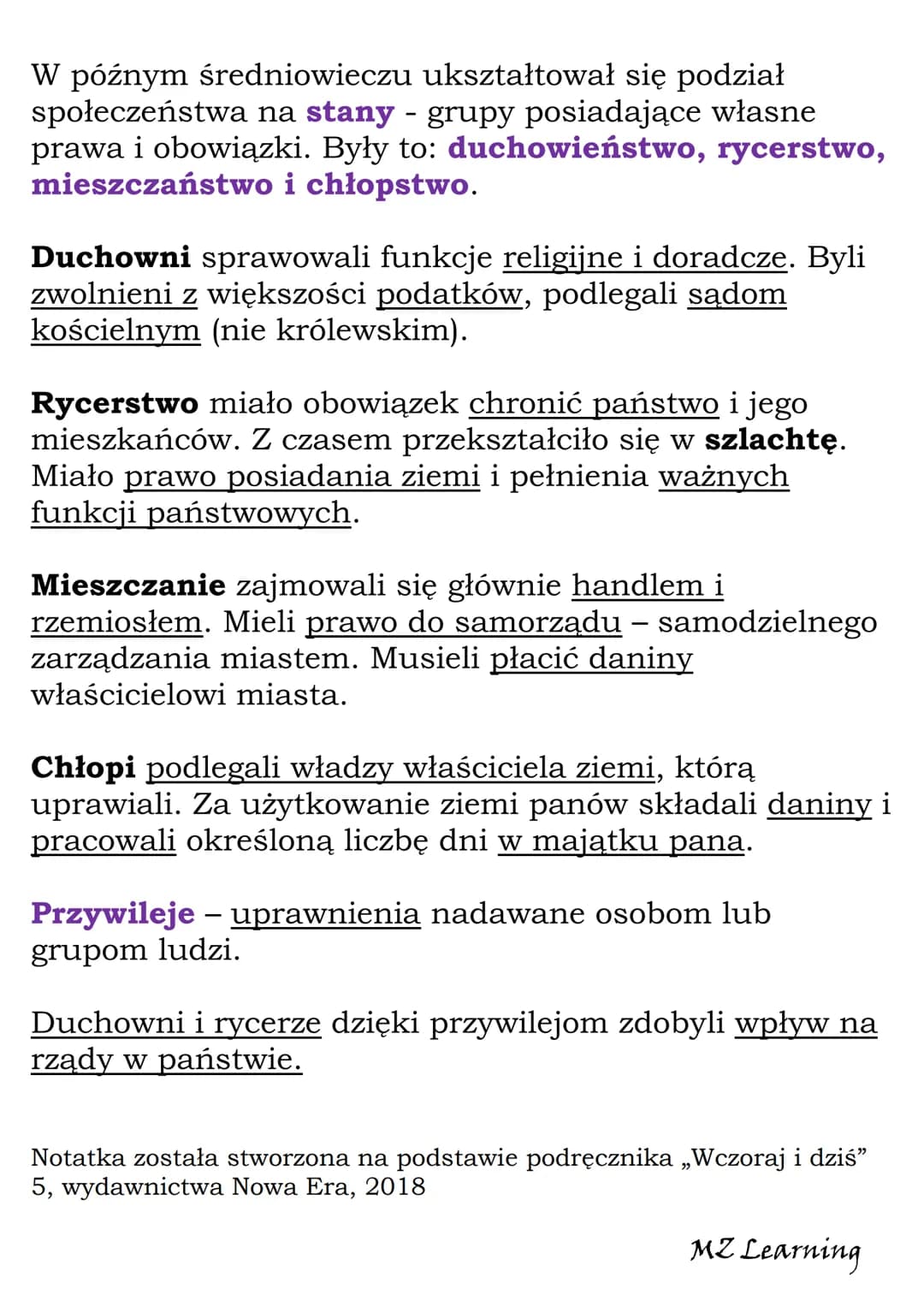 
<p>W średniowieczu uważano, że państwo jest własnością władcy, a cała ziemia danego państwa należy do niego. Władcy przekazywali część ziem