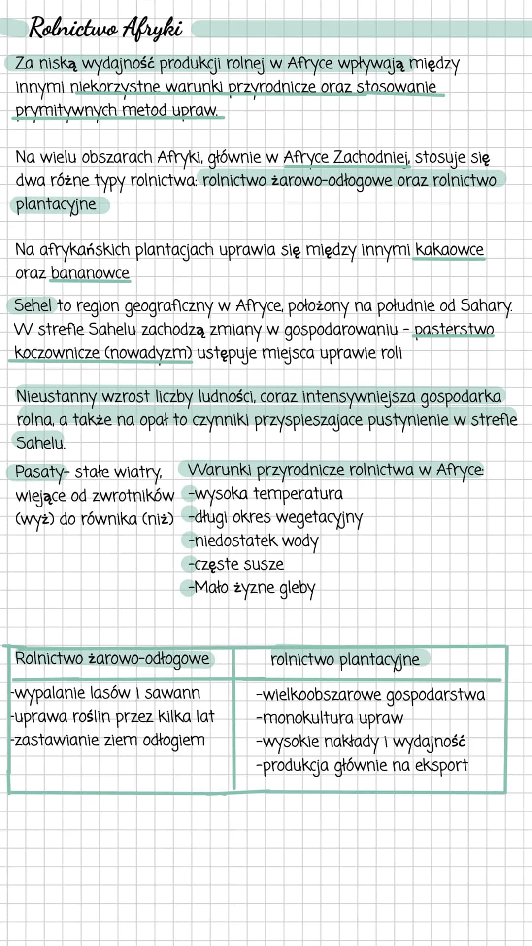 Geografia
Afryka
Środowisko przyrodnicze Afryki
Afryka to kontynent typowo wyżynny
Największe wyżyny: Największe kotliny: Największe pasma g