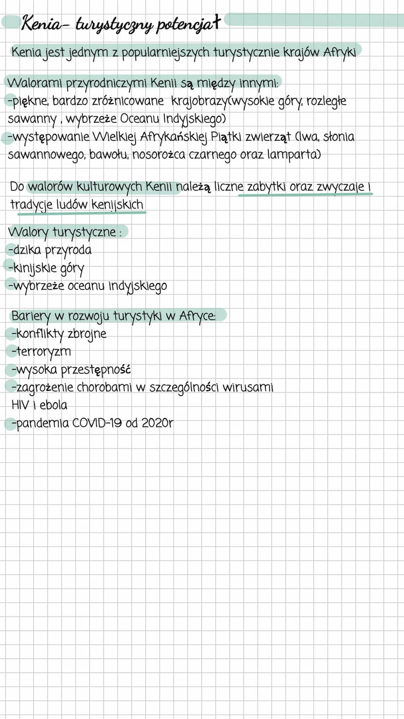 Geografia
Afryka
Środowisko przyrodnicze Afryki
Afryka to kontynent typowo wyżynny
Największe wyżyny: Największe kotliny: Największe pasma g