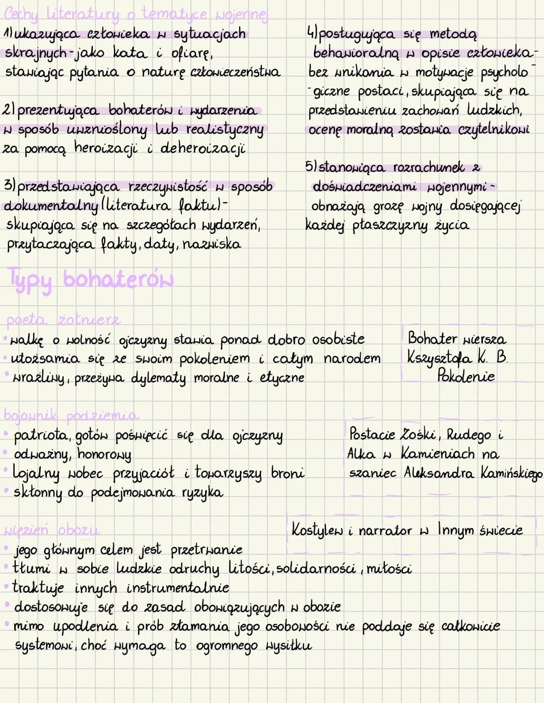 Wojna i okupacja
Nazwa epoki
W historii literatury ten krótki okres wyodrębnia się ze względu na
powszechność oddziaływania II wojny światow