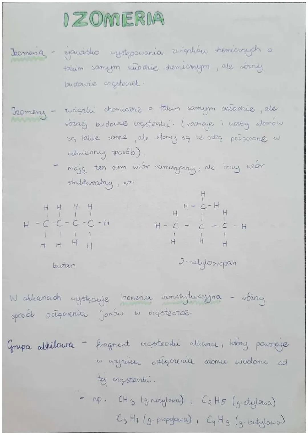 Zrozumienie Izomerii: Wyjaśnienia i Przykłady