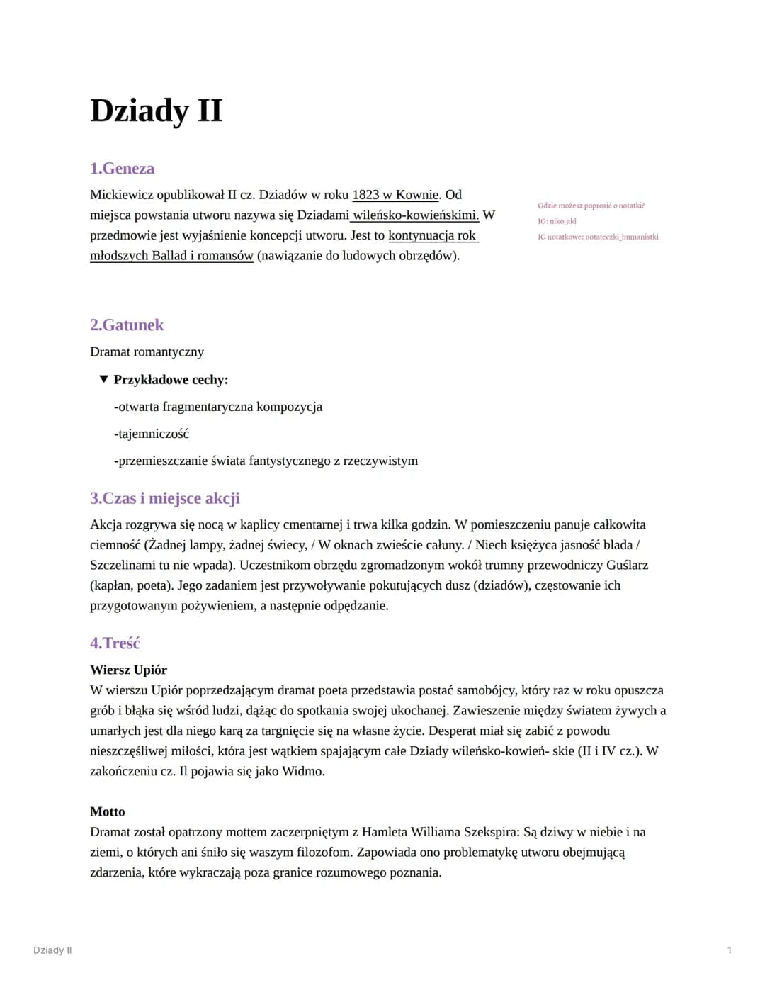 Dziady cz. II 2 Adam Mickiewicz Opracowanie Streszczenie Egzamin Ósmoklasisty Matura