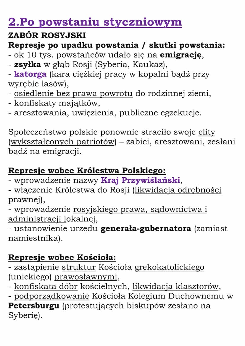 Ziemie polskie po Wiośnie
Ludów
1.Powstanie styczniowe
Ziemie polskie przed powstaniem
Zabór pruski
Hasło „praca organiczna" - uważano naród