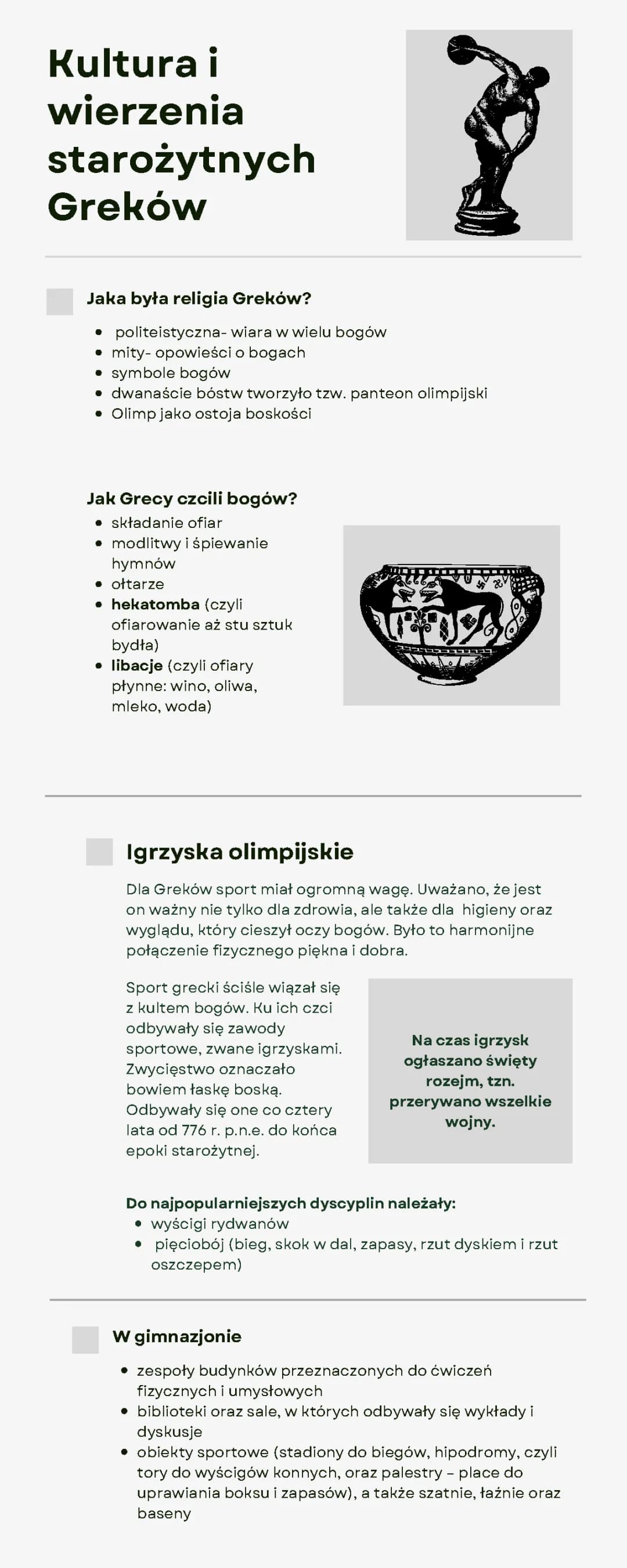 Religia i Sport w Starożytnej Grecji: Prezentacja dla Klasy 5