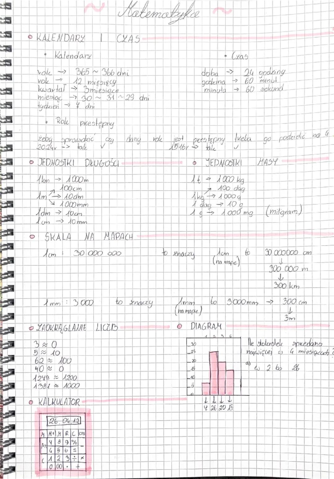 BRAB A
Matematyka
CYAS
KALENDARY
Kalendary
Czas
vole 365
vok →
W
366 dni
12 miesięcy
kwartal Bmiesiące
doba >
24 godzing
godzina 60 minut
mi