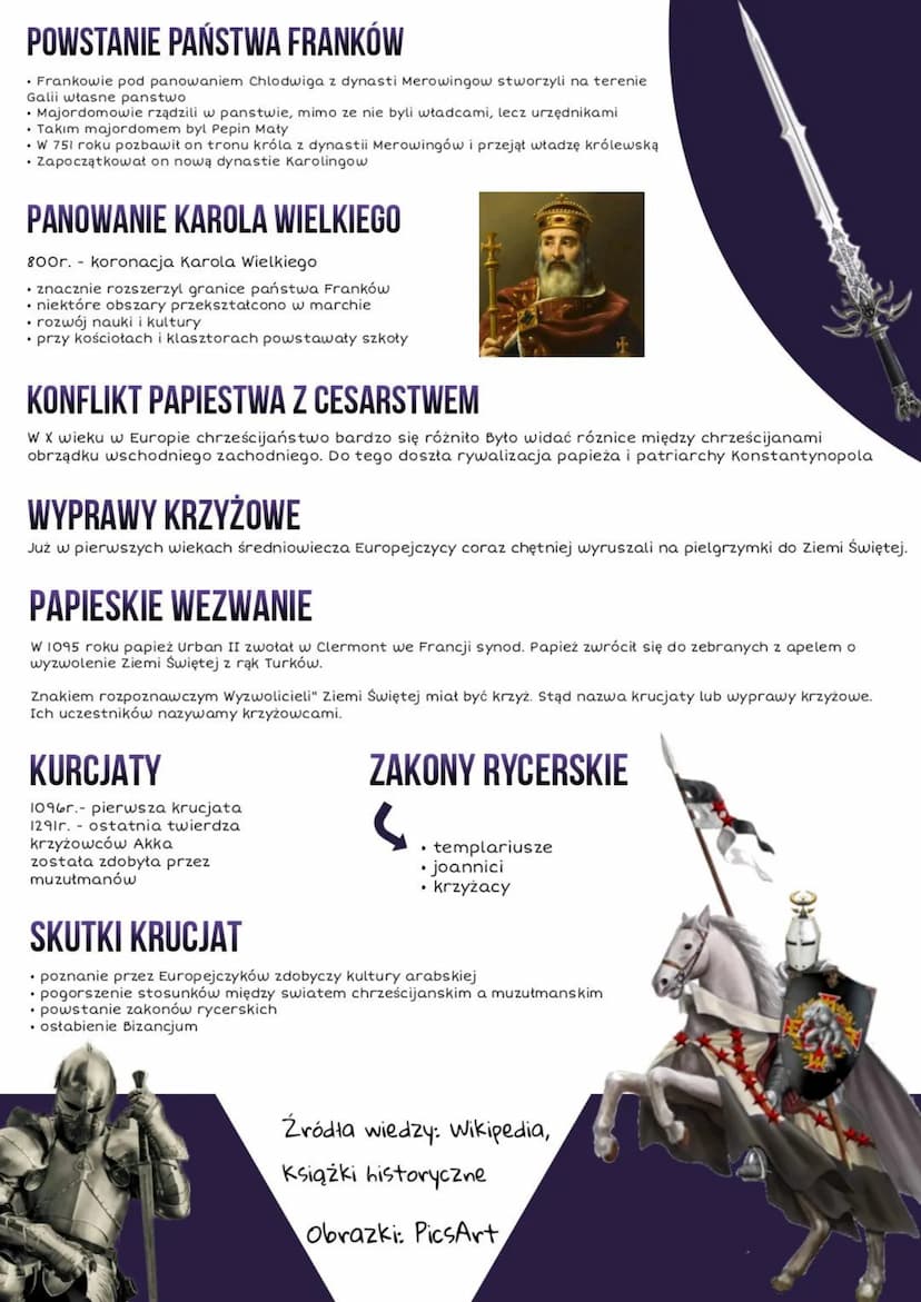 POCZĄTKI ŚREDNIOWIECZA
JUSTYNIAN I WIELKI
Przyczynił się on do rozwoju chrześcijaństwa i zwalczał dawne kulty pogaństwa. Po śmierci
został o