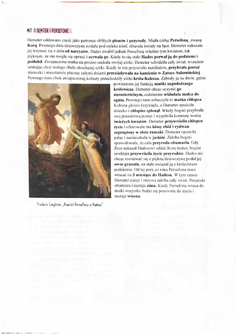MIT to opowieść, która wyraża i organizuje wierzenia danej społeczności, opowiada o początkach
świata, o powstaniu bogów, ludzi, o uczuciach
