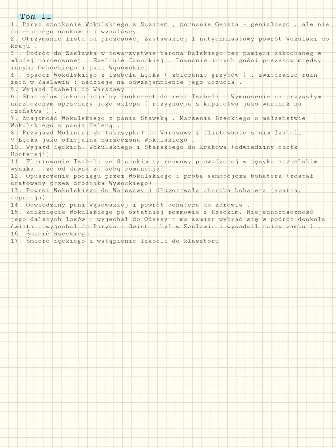 Opracowanie dwóch tomów
Lalki Bolesława Prusa
Geneza utworu
Lalka drukowana najpierw w "kurierze Codziennym" (od 1887 roku), trzy lata
późni