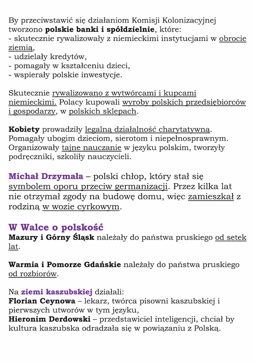 Sytuacja w zaborze
pruskim i austriackim
Germanizacyjna polityka władz niemieckich
Zjednoczenie Niemiec 1871 r.
Otto von Bismarck – kanclerz