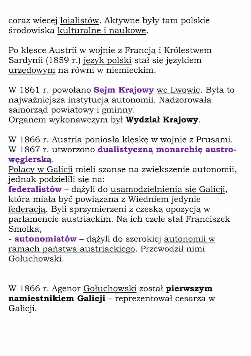 Sytuacja w zaborze
pruskim i austriackim
Germanizacyjna polityka władz niemieckich
Zjednoczenie Niemiec 1871 r.
Otto von Bismarck – kanclerz