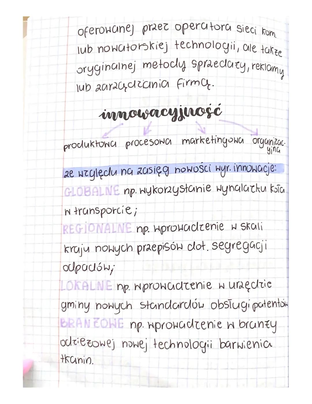 T: Padstawy przedsiębiorczości.
1. cetery typy osobowości:
- choleryk
- sangwinik
- Flegmatyk
-melancholik
innowacyjność
to wprowadzenie now