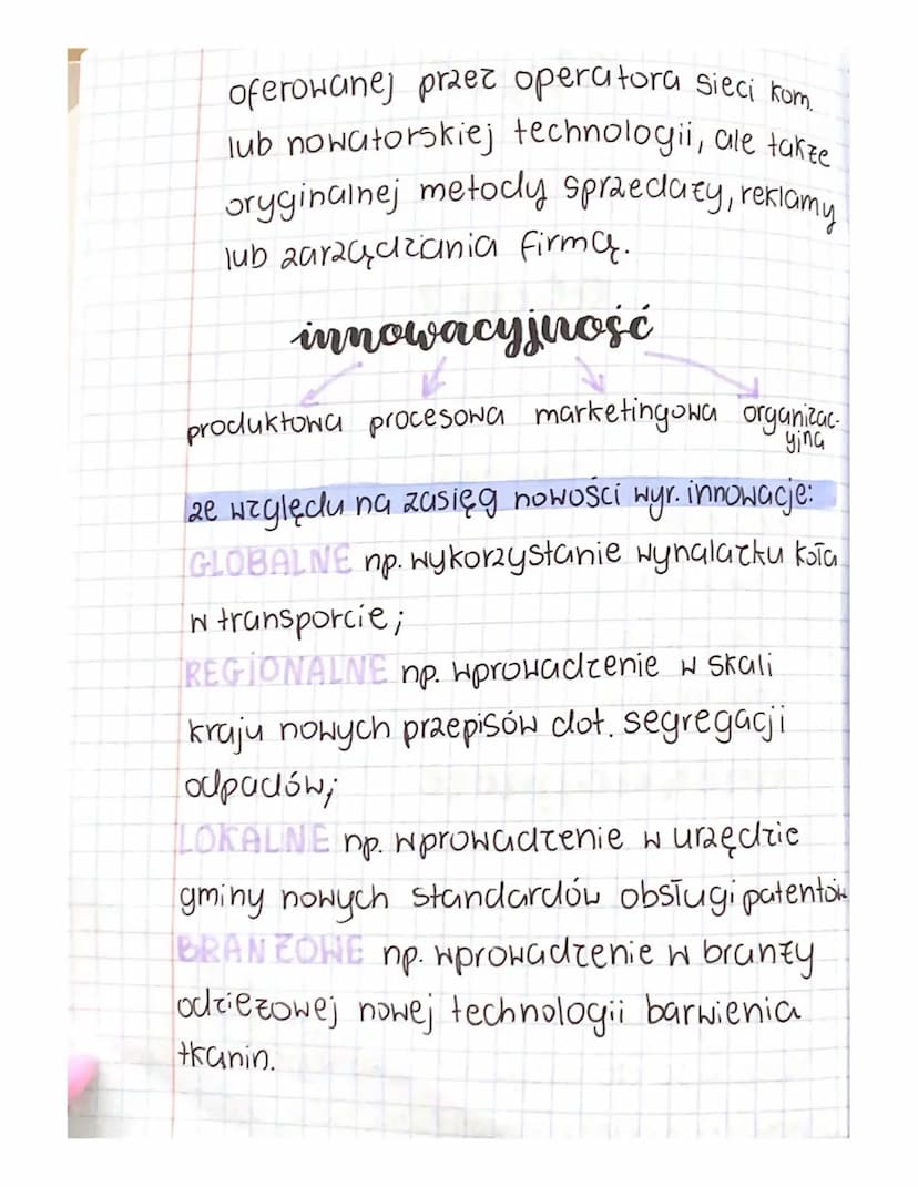 T: Padstawy przedsiębiorczości.
1. cetery typy osobowości:
- choleryk
- sangwinik
- Flegmatyk
-melancholik
innowacyjność
to wprowadzenie now