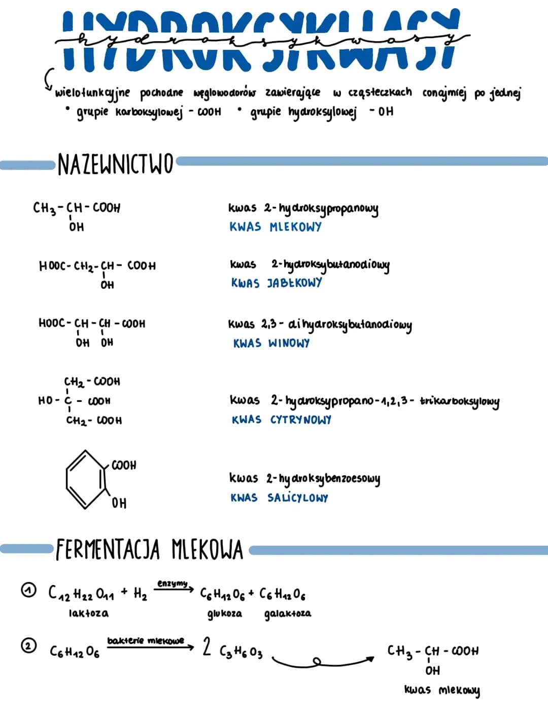 Hydroksykwasy