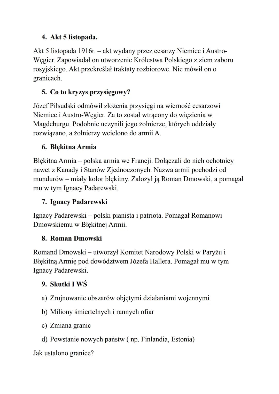 I wojna światowa
1. Przyczyny wybuchu I WŚ.
a) Rywalizacja o rynki zbytu
b) Rywalizacja o kolonie
c) Zabójstwo arcyksięcia Franciszka Ferdyn