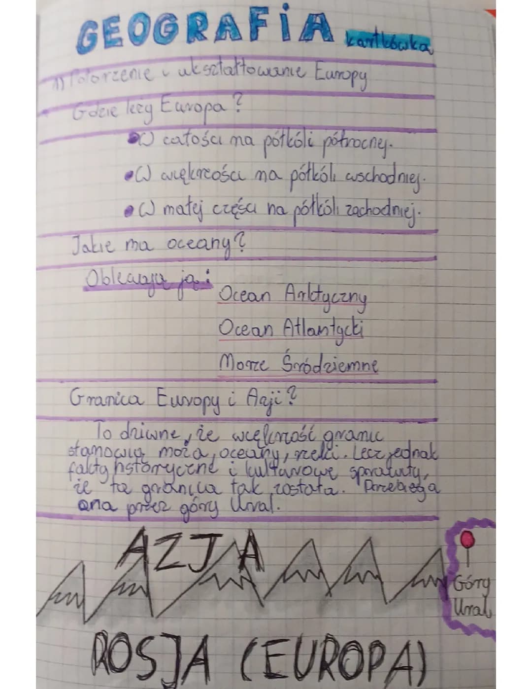 Notatki Geografia 6 Klasa