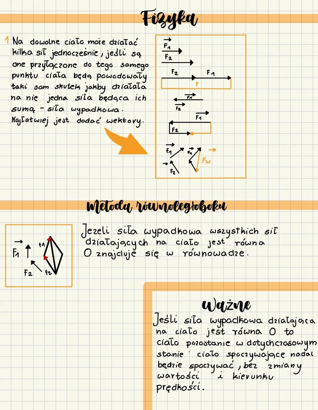Pierwsza zasada dynamiki – najważniejsze informacje
