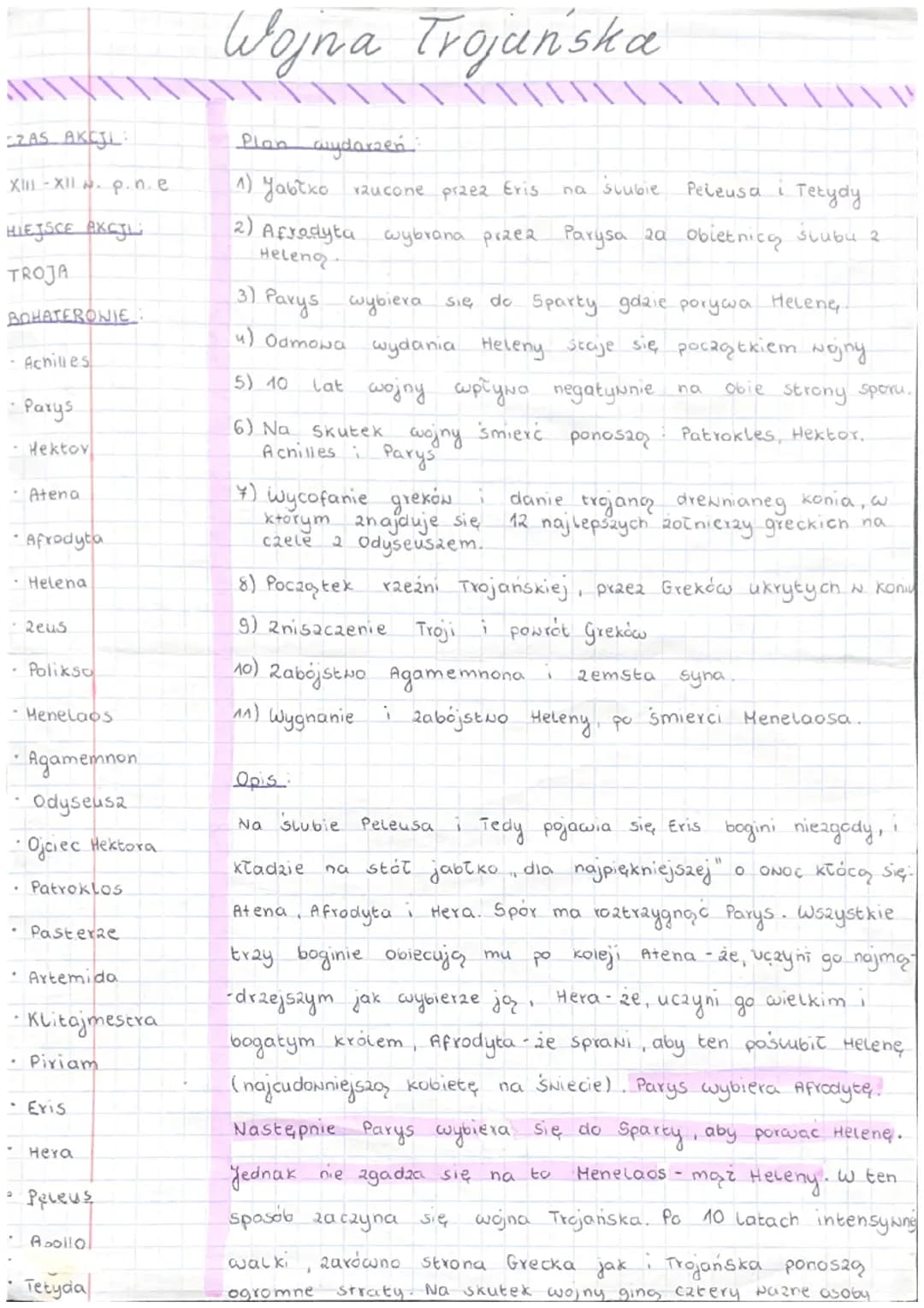 
<p>CZAS AKCJI: XIII-XII w. p.n.e. <br />
HIEJSCE AXCJI: TROJA </p>
<h2 id="bohaterowiewojnytrojaskiej">Bohaterowie wojny trojańskiej</h2>
<
