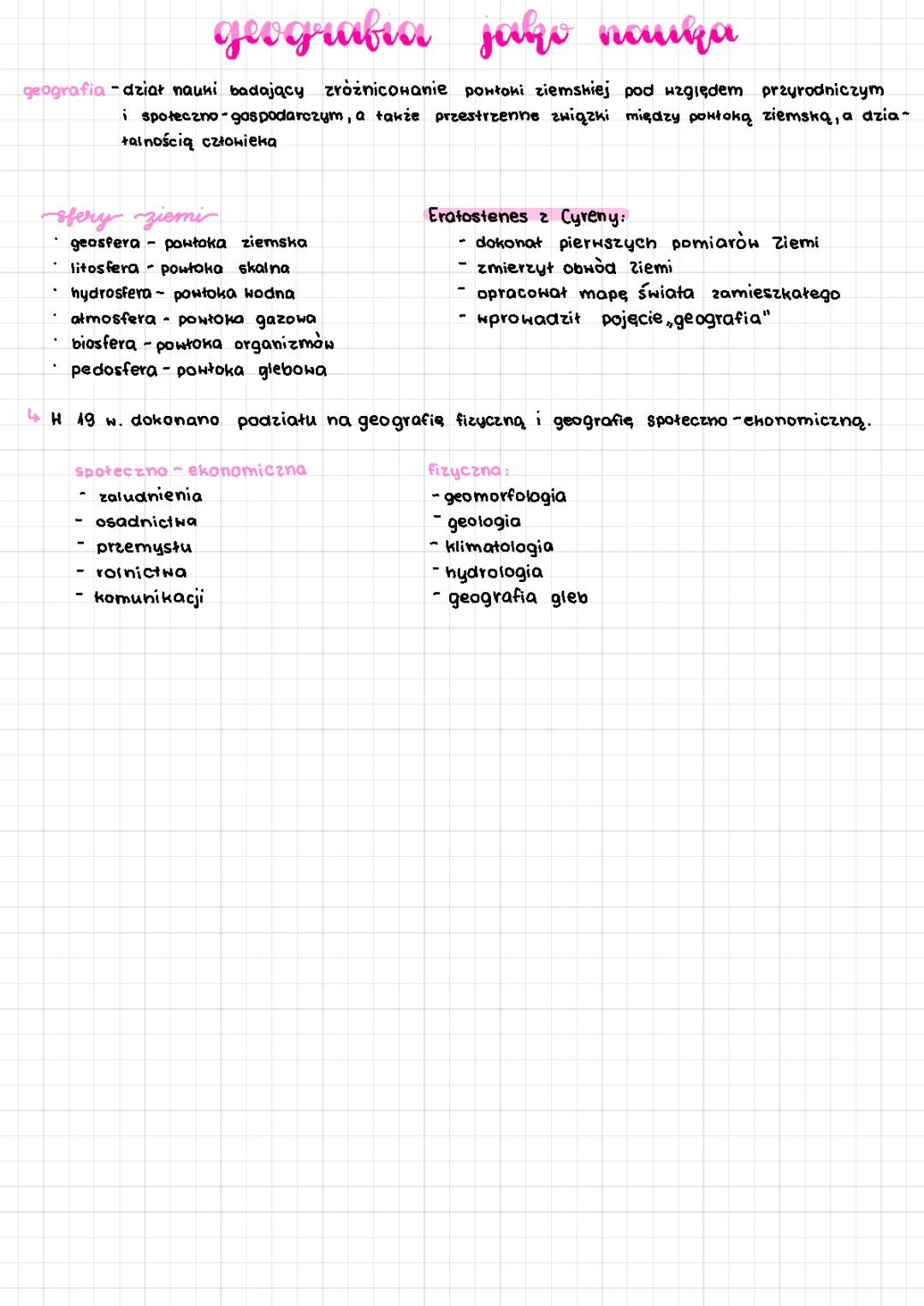 geografia jako nauka