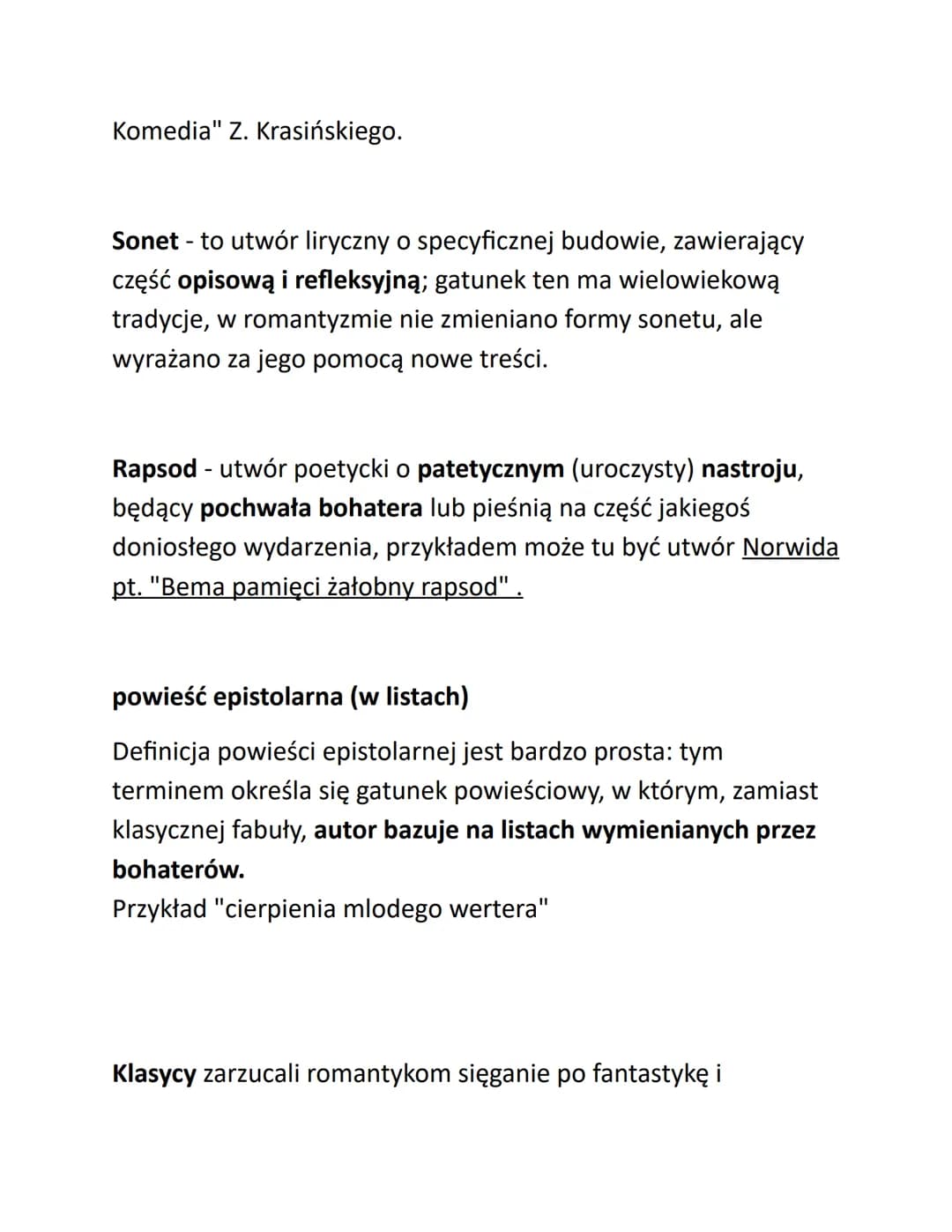 ROMANTYZM
Nazwa wywodzi się od łacińskiego słowa romanus, czyli rzymski.
W średniowieczu określenia ,,romański" używano w odniesieniu
do jęz