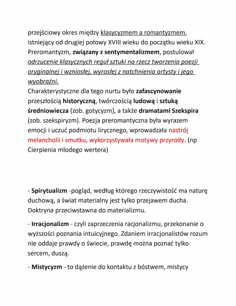 ROMANTYZM
Nazwa wywodzi się od łacińskiego słowa romanus, czyli rzymski.
W średniowieczu określenia ,,romański" używano w odniesieniu
do jęz