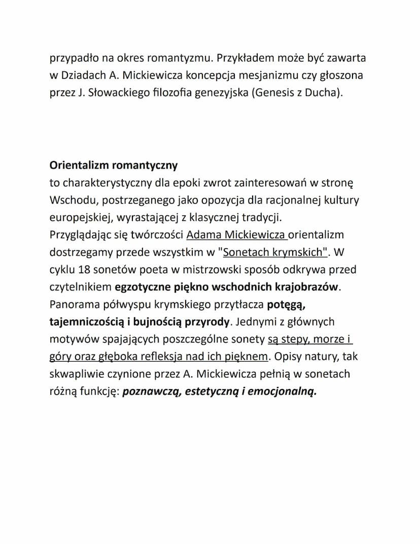 ROMANTYZM
Nazwa wywodzi się od łacińskiego słowa romanus, czyli rzymski.
W średniowieczu określenia ,,romański" używano w odniesieniu
do jęz