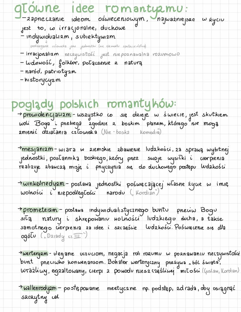 ROMANTYZM
Europa: 1789-1848 (od Wielkiej Rewolucji Francuskiej do Wiosny Ludów)
Polska: 1822-1864 (od wydania Ballad i romansów do kleski po