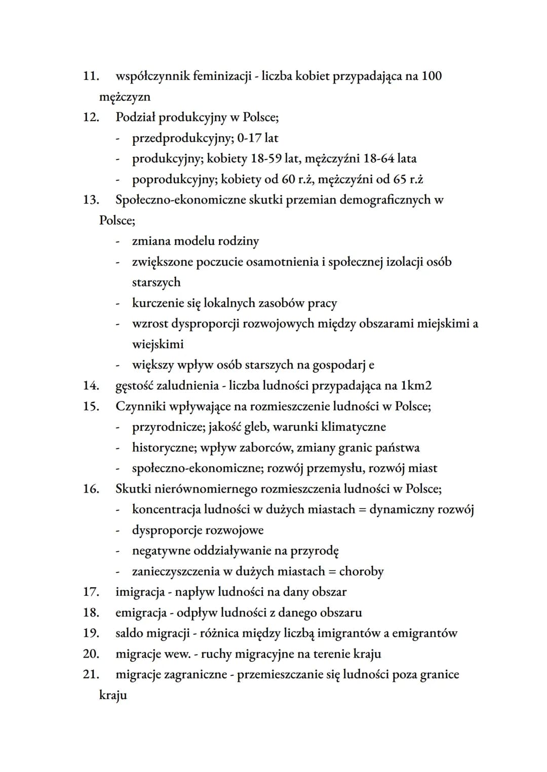 LUDNOŚĆ I URBANIZACJA W POLSCE
1. Liczba ludności w Polsce - 37,767mln
2. Podział administracyjny Polski;
WOJEWÓDZTWA
POWIATY ZIEMSKIE POWIA