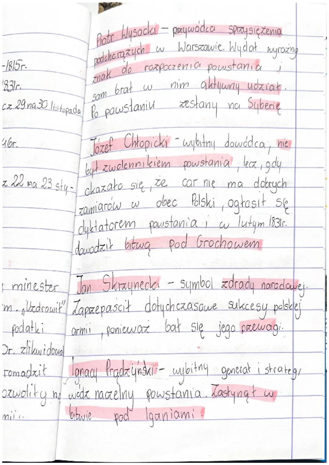 KURYI C

DATY

kongres wiedeński - 1814r. -1815г.
detronizacja cara - styczeń 1831r.
wybuch powstania listopadowego-nocz 29 na 30 listopada
