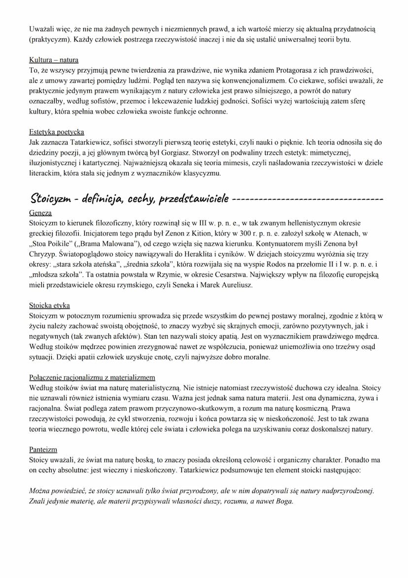 Filozofia antyczna - charakterystyka
Znaczenie i zakres terminu
Termin filozofia znaczy tyle, co ,,umiłowanie mądrości", natomiast filozof j
