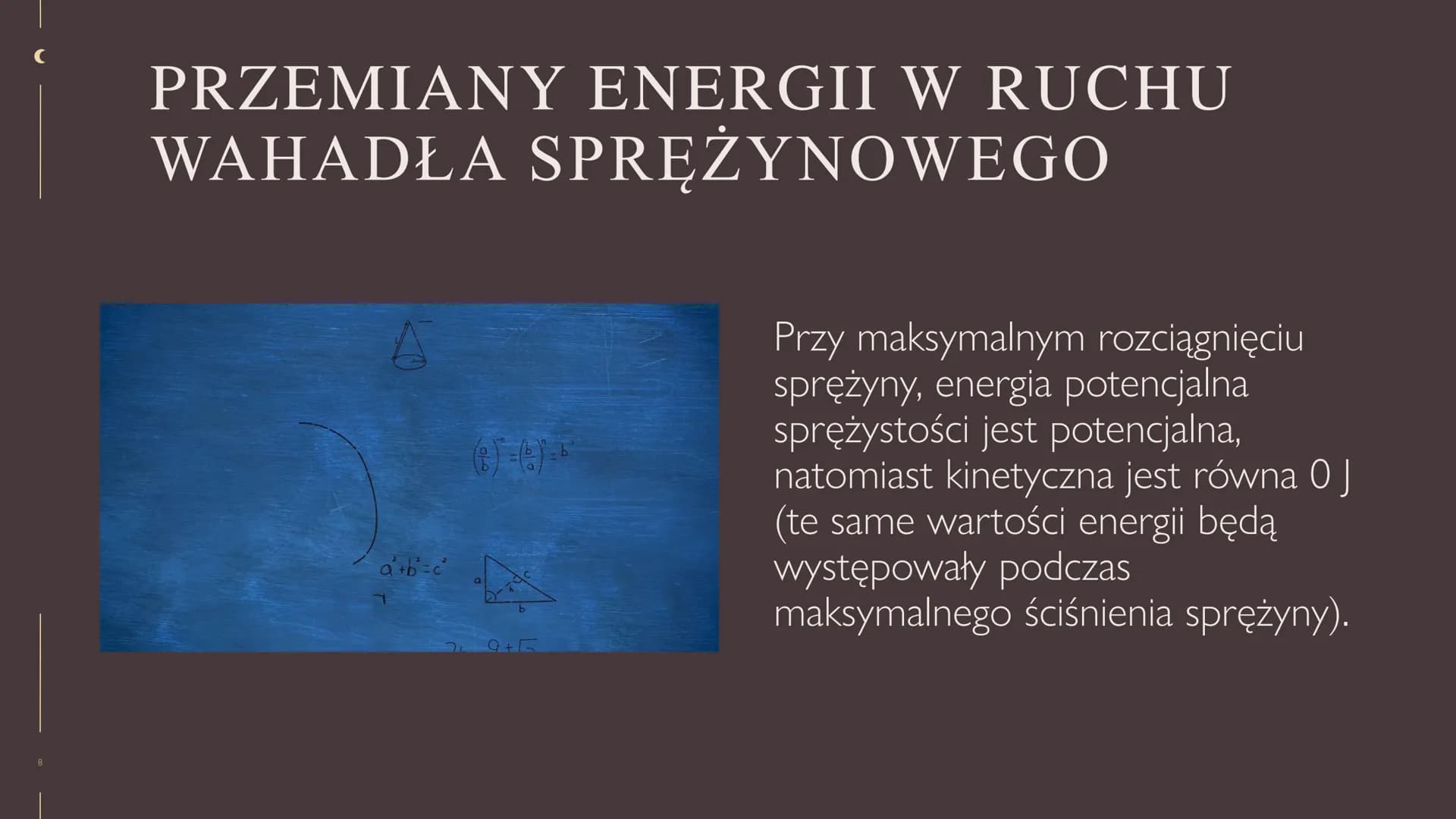 DRGANIA I FALE
NINA SZCZĘSNA 2
TT
RUCH
DRGAJĄCY
RUCH DRGAJĄCY – TO RUCH, W
KTÓRYM CIAŁO CYKLICZNIE
PRZEMIESZCZA SIĘ TAM I Z
POWROTEM PO TYM 