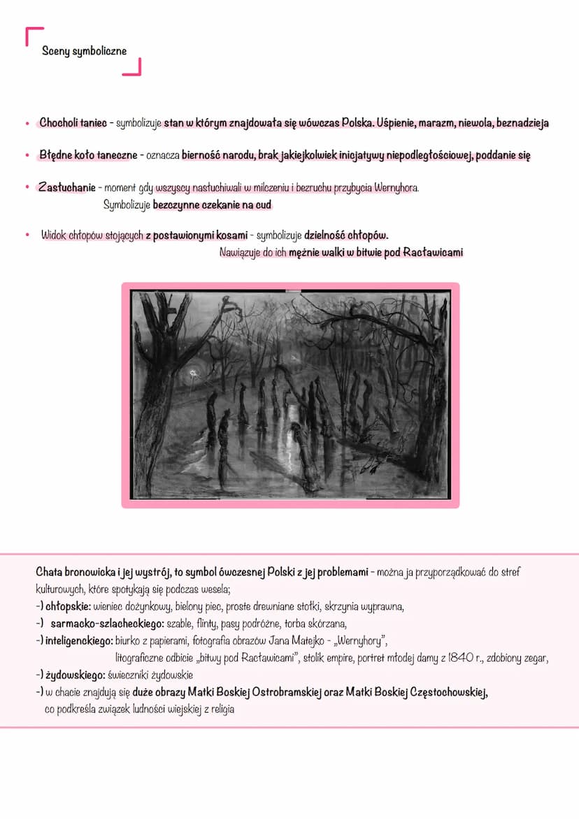 WESELE
Stanisław Wyspiański WESELE
„Wesele"
Autor: Stanisław Wyspiański
Czas akcji: listopadowa noc 1900 r.
Miejsce akcji: bronowicka chata
