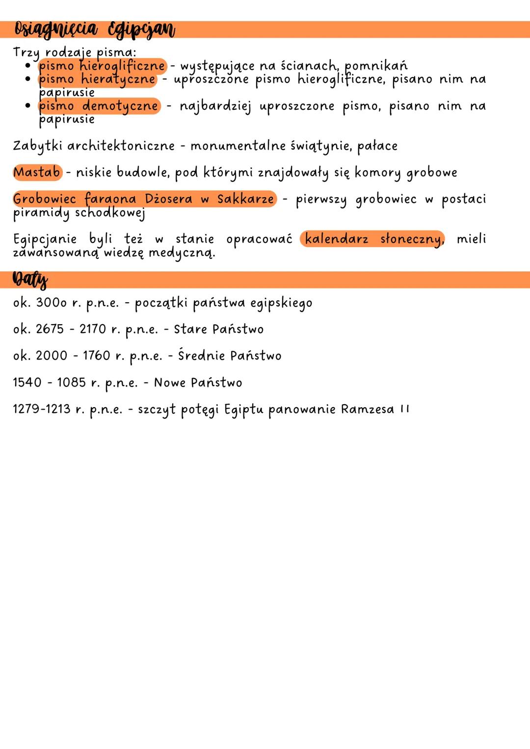 EGIPT
Dolina Nilu
ok. 3000 r. p.n.e. - początki państwa egipskiego
Egipt dzielił się na dwie krainy:
• Egipt Dolny - delta Nilu
• Egipt Górn