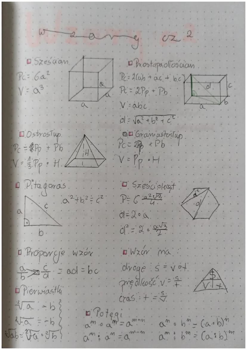 □ Kwadrat
P=a²² Tub / ²
Ob = Ga!
α = a√₂
□ Prostokąt
P=a• b
Ob = 2a + 2b
Równoległobok
P=a•h
Ob = 2a + 2b
□. Traper
P = (a+b)+h
10b= a + b +