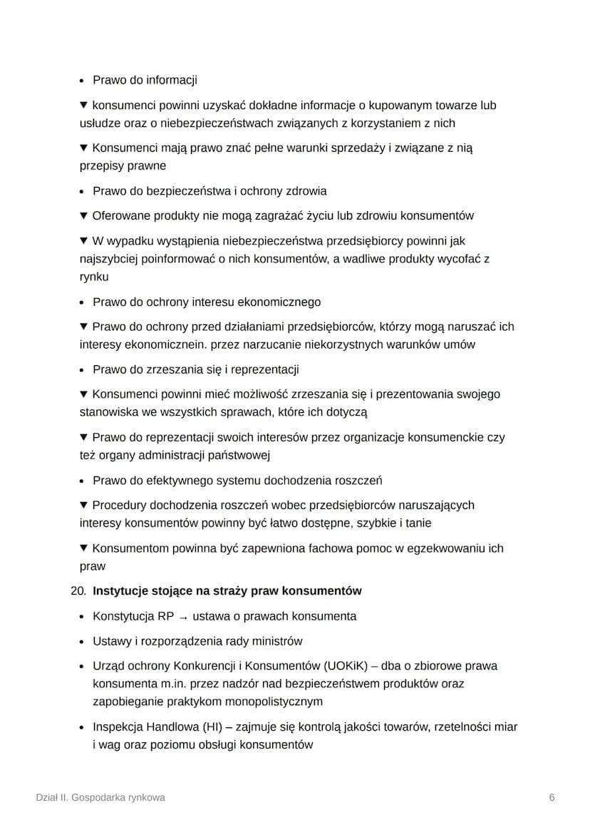 Dział II. Gospodarka rynkowa
1. Gospodarka nakazowo - rozdzielcza
Gospodarka centralnie sterowana
Opierała się na własności publicznej i cen