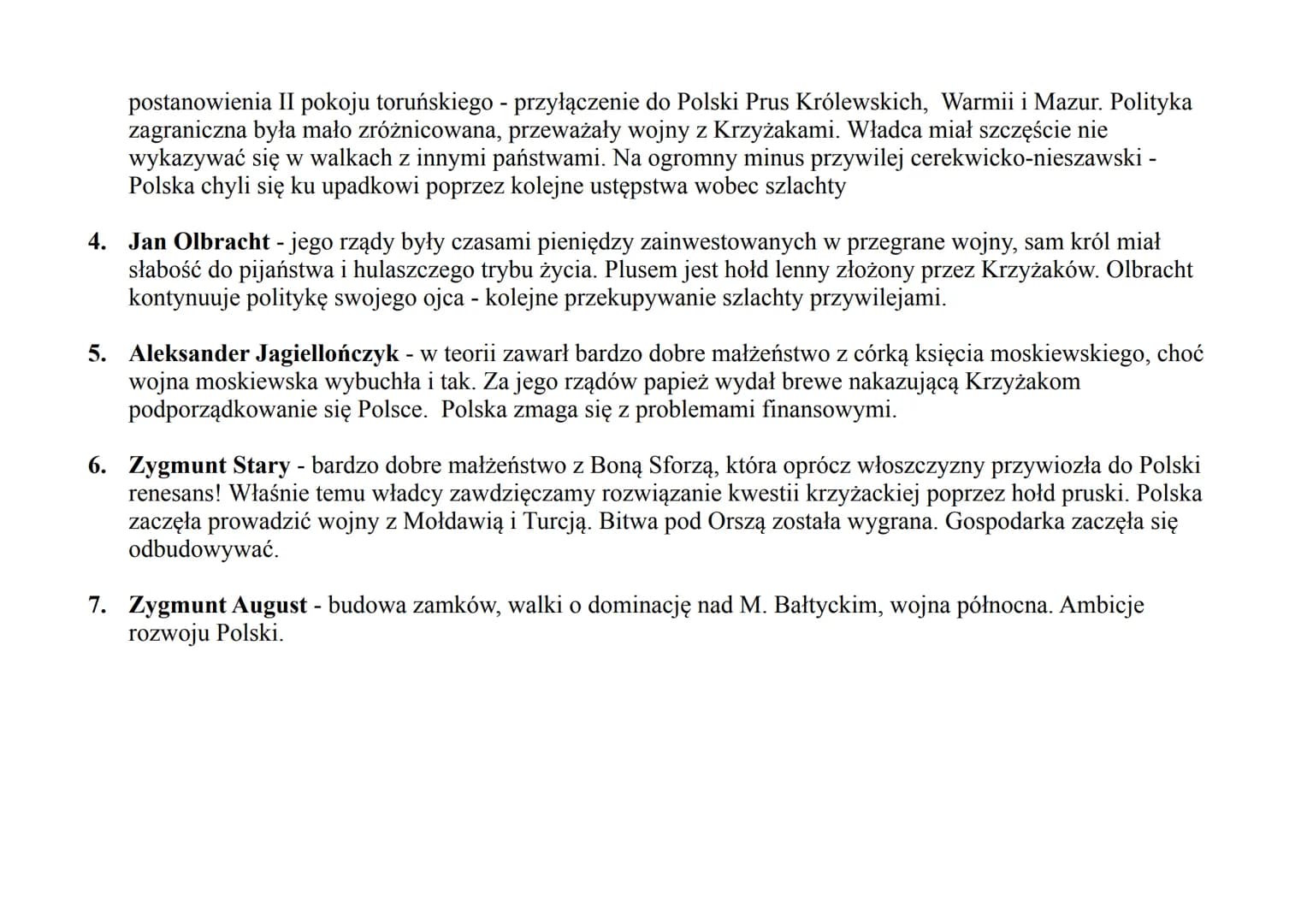 Władca
Władysław Jagiello
Władysław
Warneńczyk
Relacje z Krzyżakami Polityka zagraniczna
A. Wielka wojna
polsko-krzyżacka
(1409-1411)
B. 141
